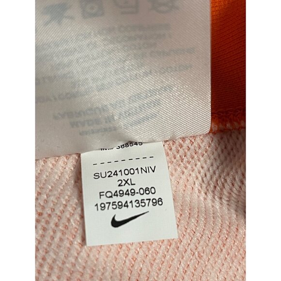 Nike Mens WNBA Nike Standard Issue Hoodie Size XXL Orange Gray Basketball - Picture 4 of 7